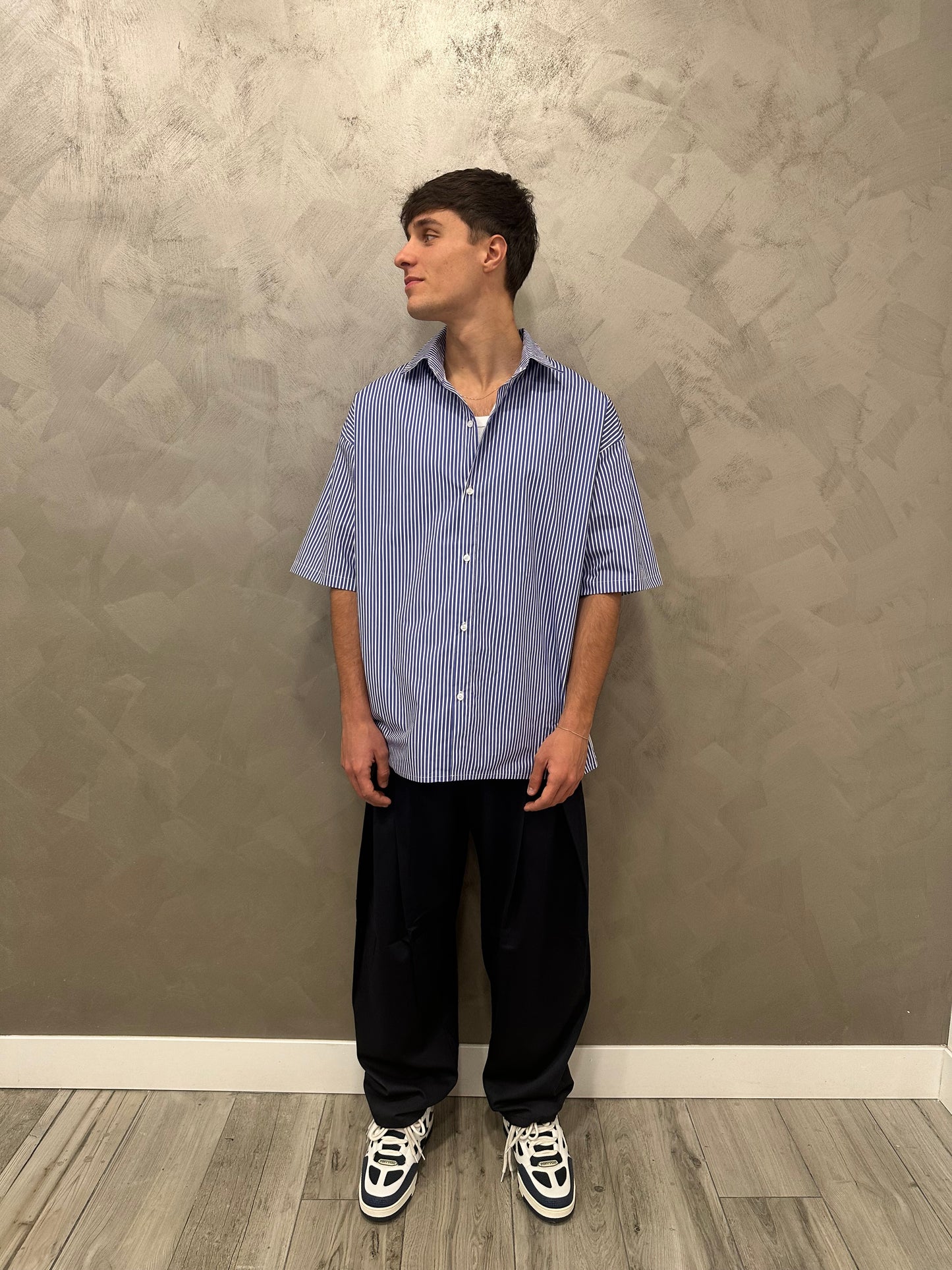 Camicia myk celeste FIT OVERSIZE
