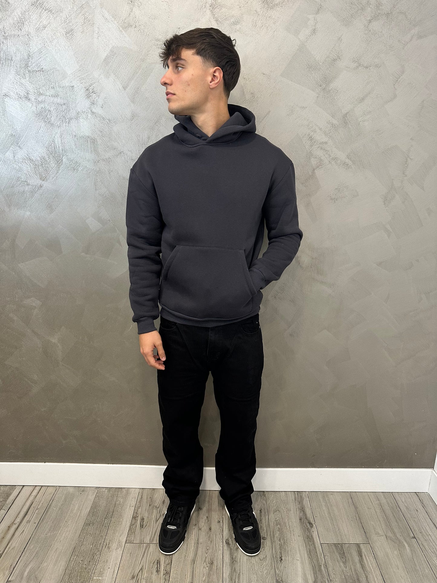 felpa doppio cotone piombo