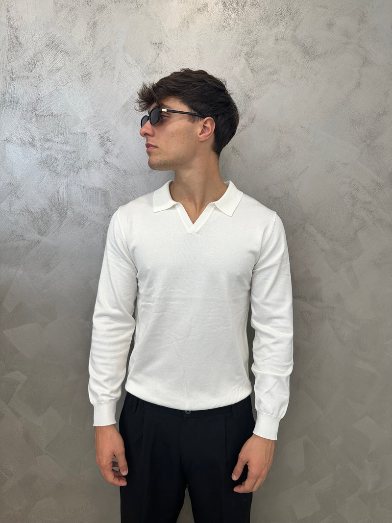Polo elegant white