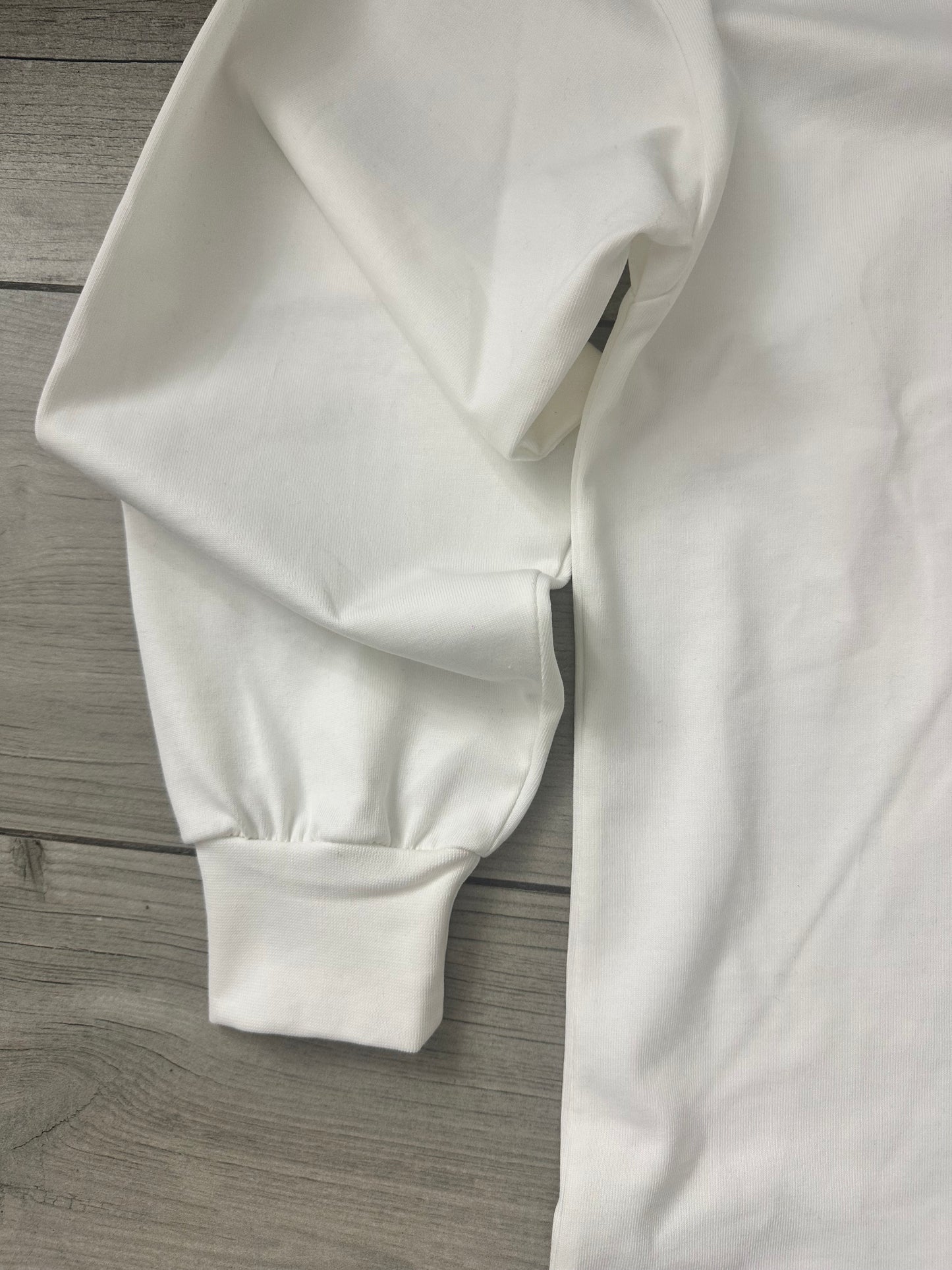 Longsleeve white elastic