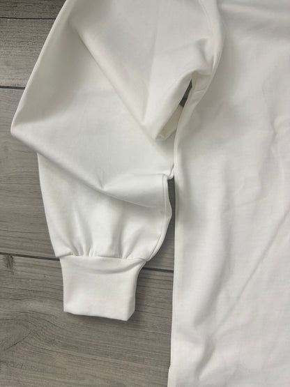 Longsleeve white elastic