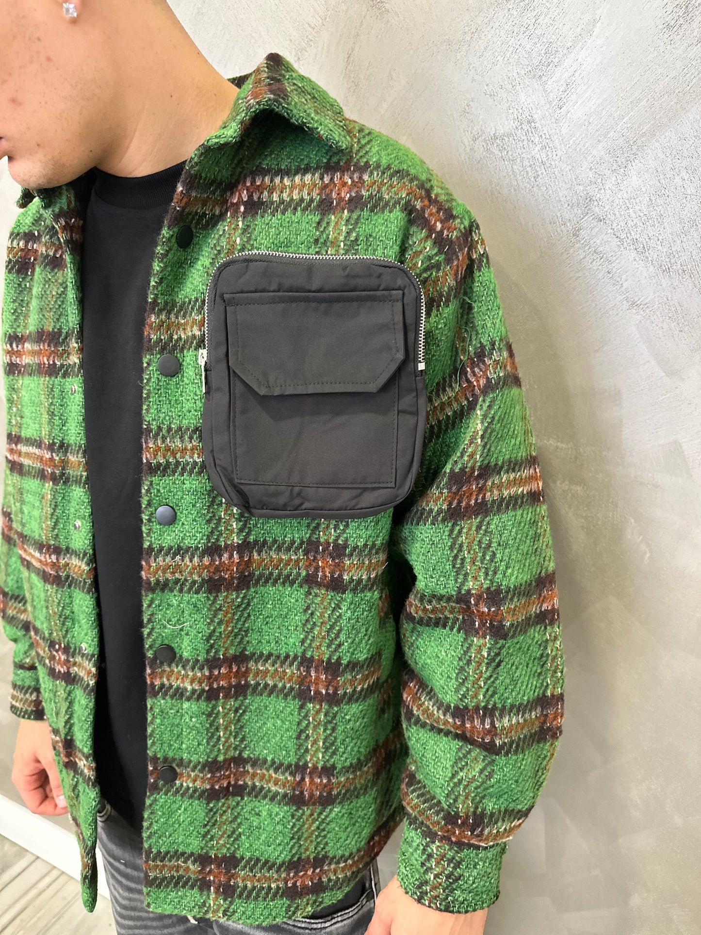 JACKET ZIP POCKET GREEN