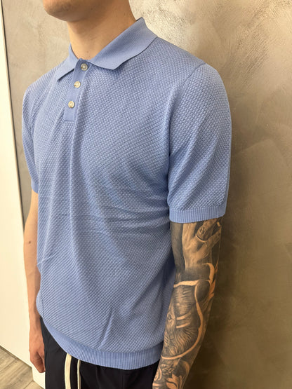 POLO REGULAR FIT CELESTE