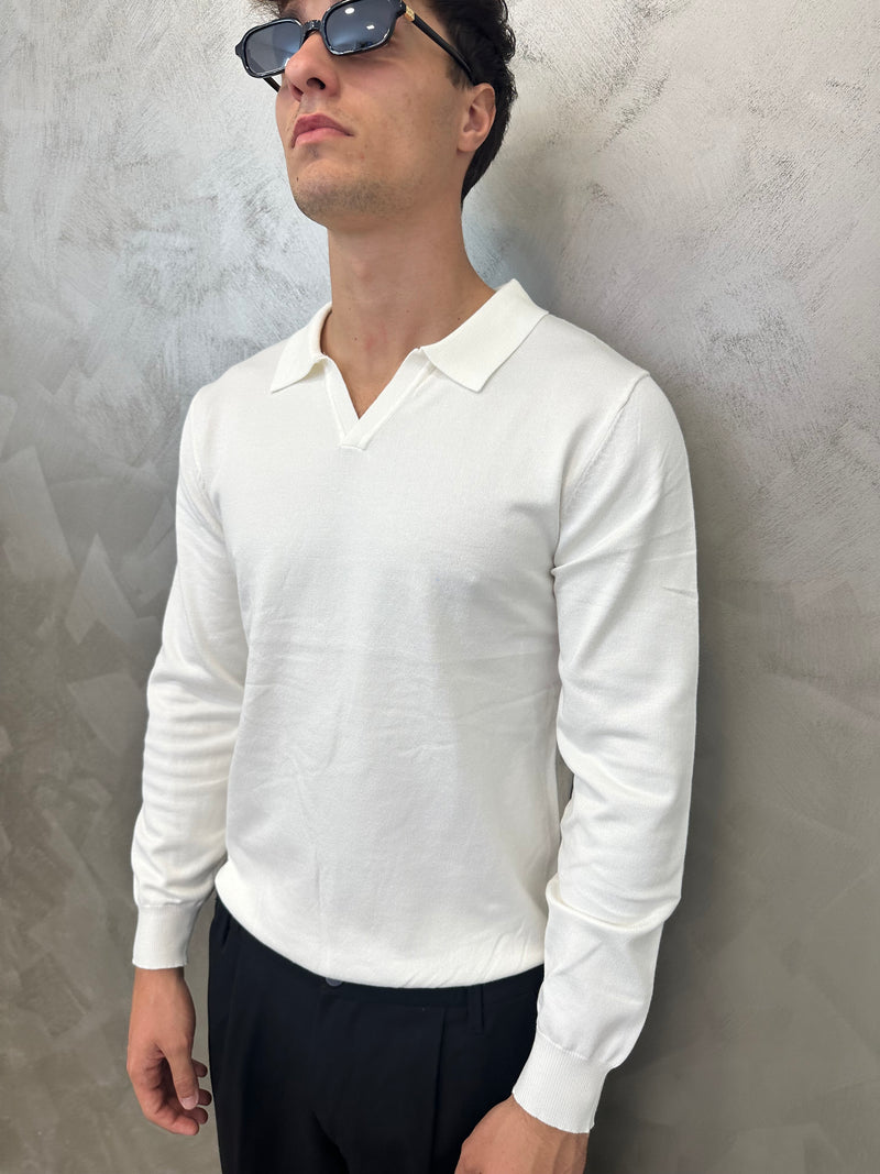 Polo elegant white