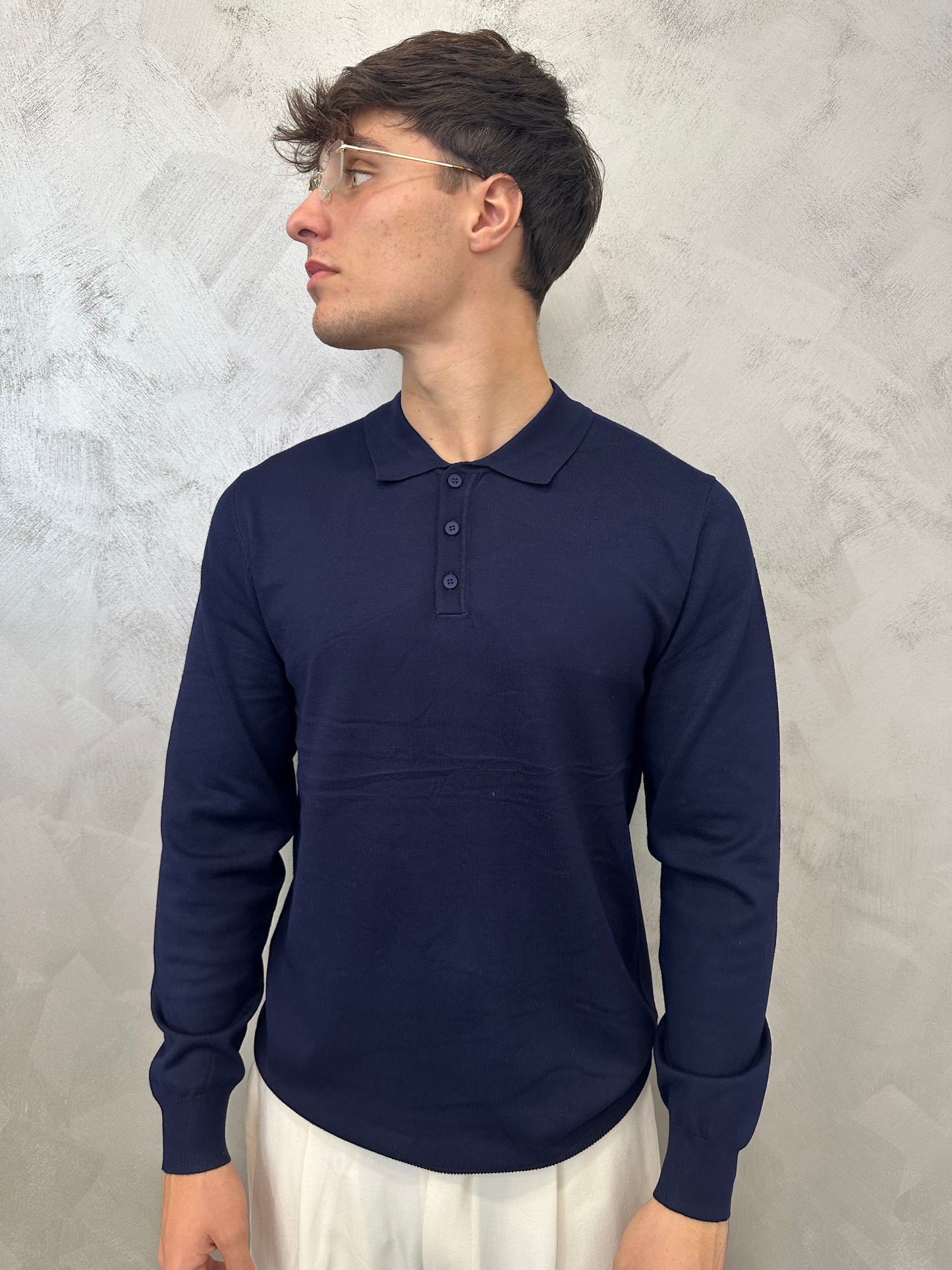 Polo classy blu notte