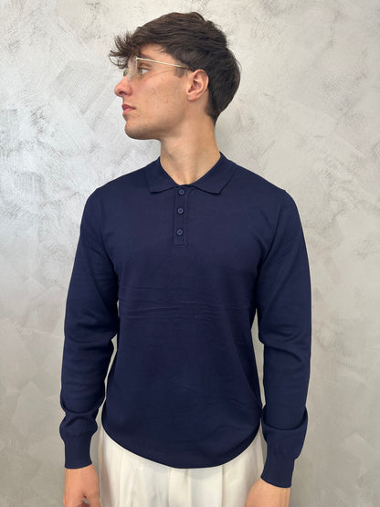 Polo classy blu notte