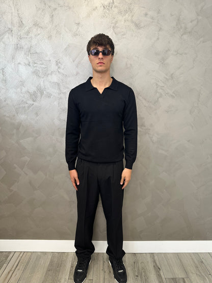 Polo elegant black