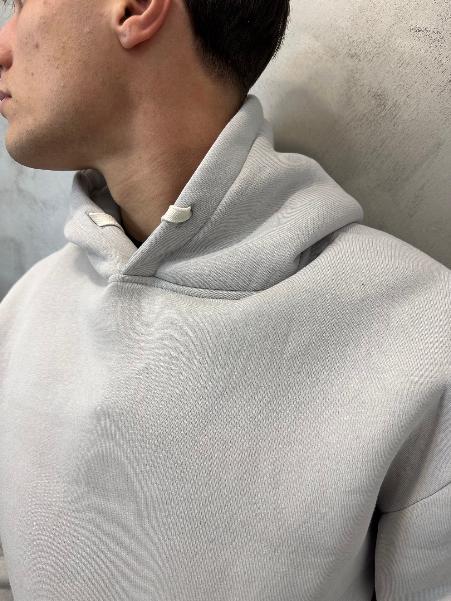 felpa doppio cotone grigio nike