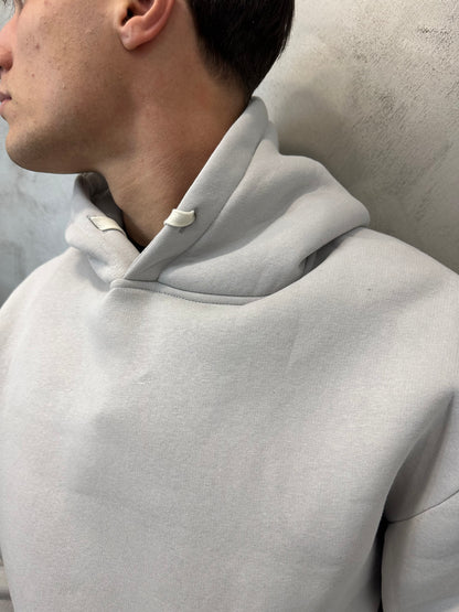 felpa doppio cotone grigio nike