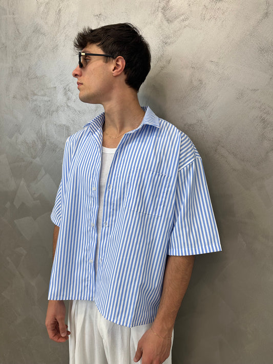 Camicia Riviera Crop Oversize