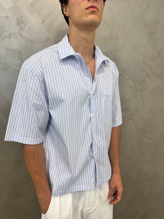 Camicia Riviera Capri celeste