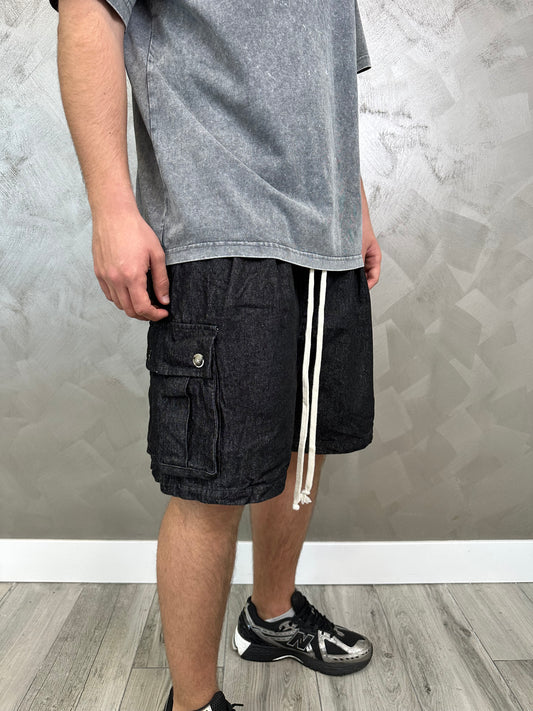 Cargo jeans black