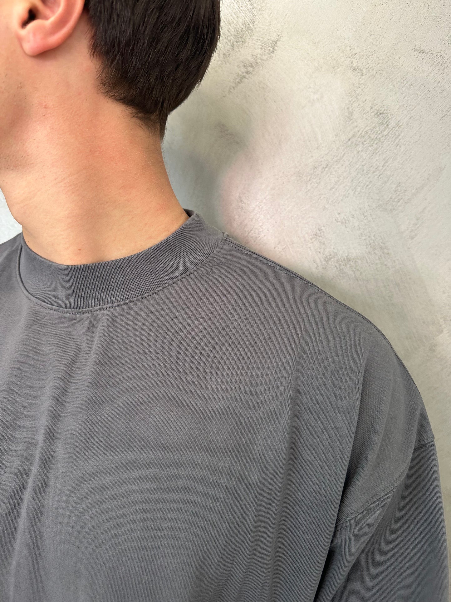 Longsleeve grigio piombo