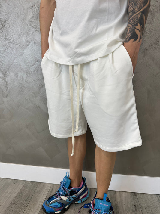 PANTALONCINO BIANCO COTONE