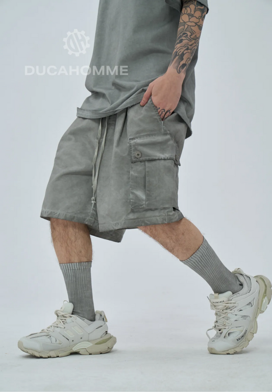 Cargo stone washed grigio