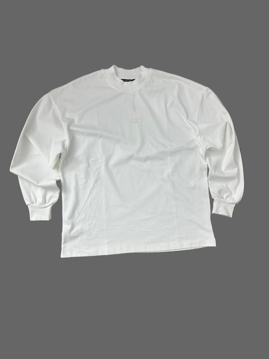 Longsleeve white elastic