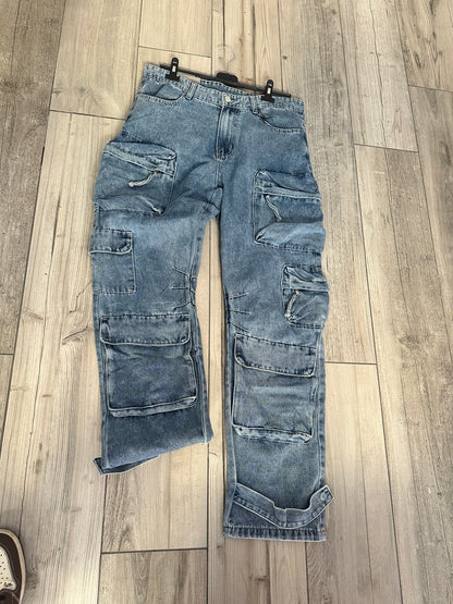 CARGO MULTIPOCKET JEANS