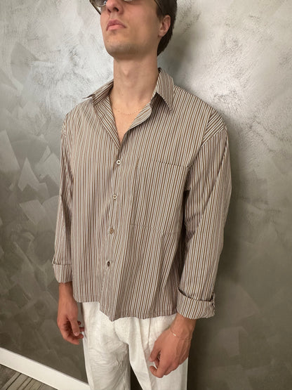 Camicia porto cervo marrone