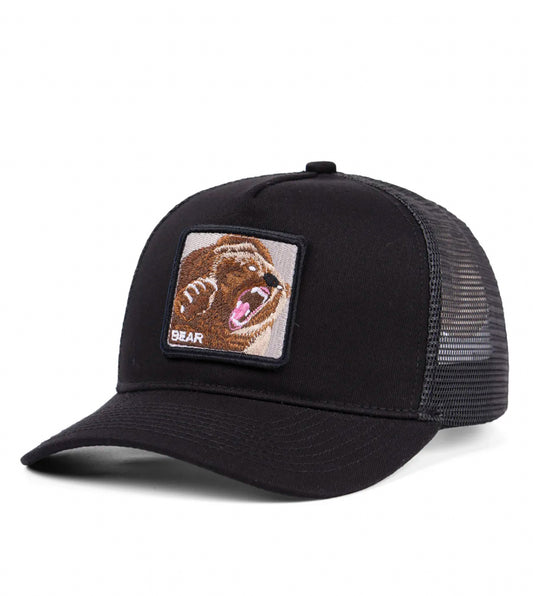 bear cap black