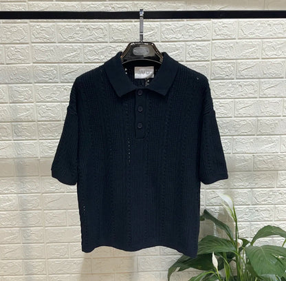 POLO SANTORINI BLACK 2.0 (Vestibilità Oversize)